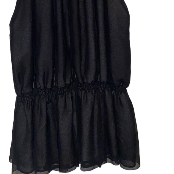 NWOT Robert Rodriguez Neiman Marcus for Target Black Ruffle Top Size M - Picture 7 of 9